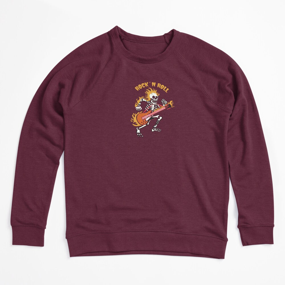 Metalhead Skull Playing Guitar Illustration Shirt