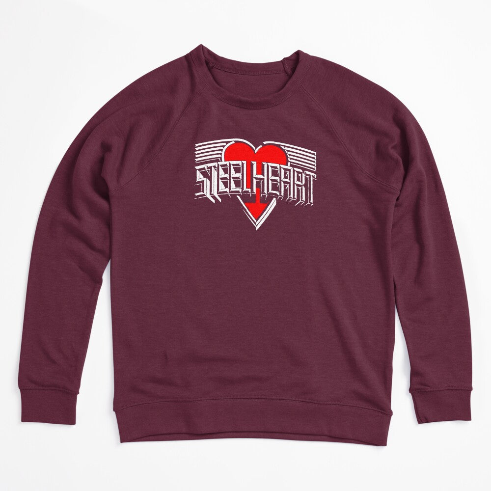 Red Typography Love Hair Metal Band Shirt