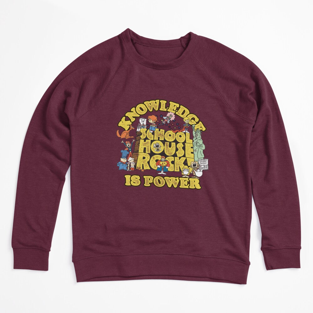 Schoolhouse Rock Knowledge Is Power Logo Group Shirt