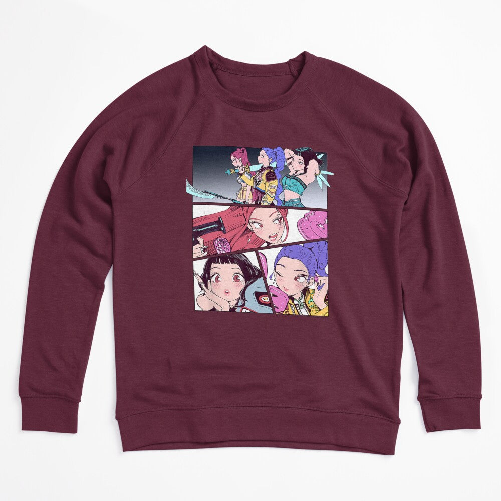 Kpop Demon Hunters Huntrix Manhwa Panels Shirt