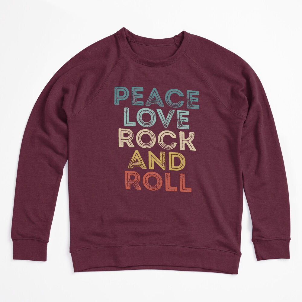 Peace Love Rock And Roll RocknRoll Music Shirt
