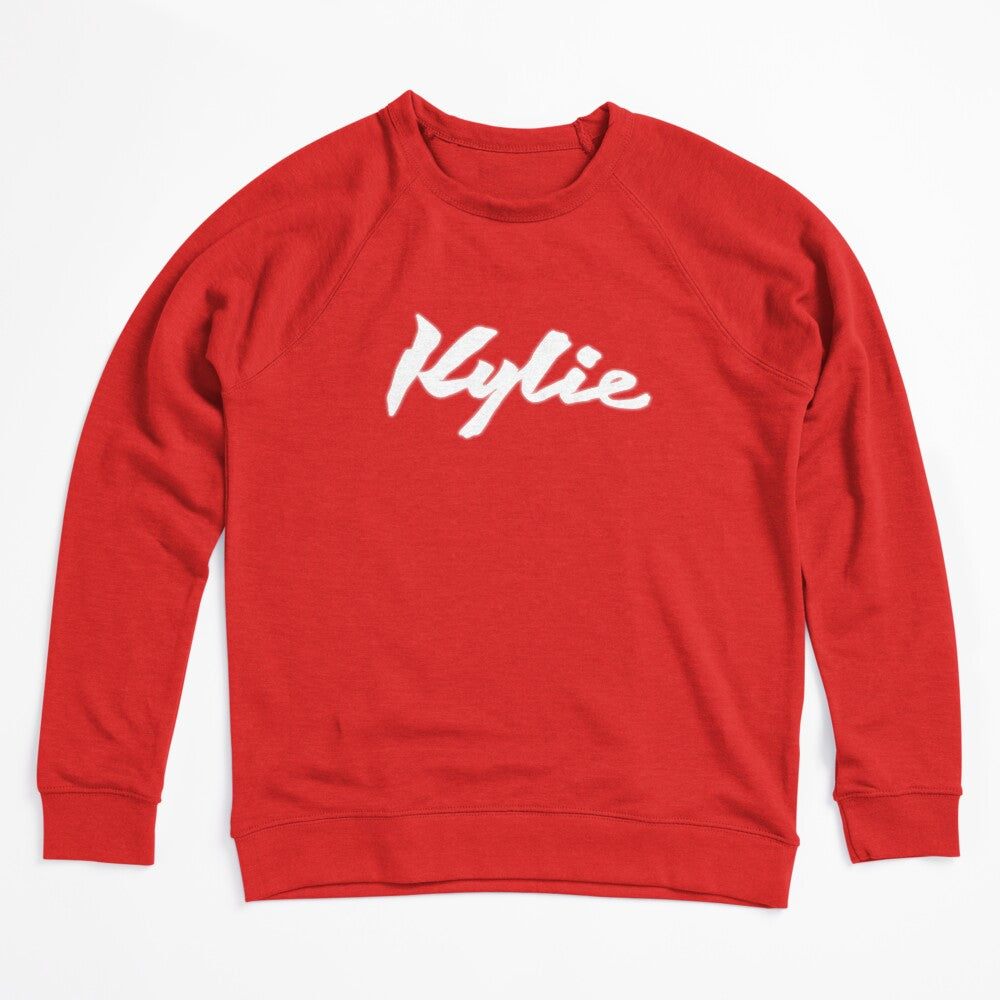 Disco-era Kylie Signature White Glow On Black Shirt