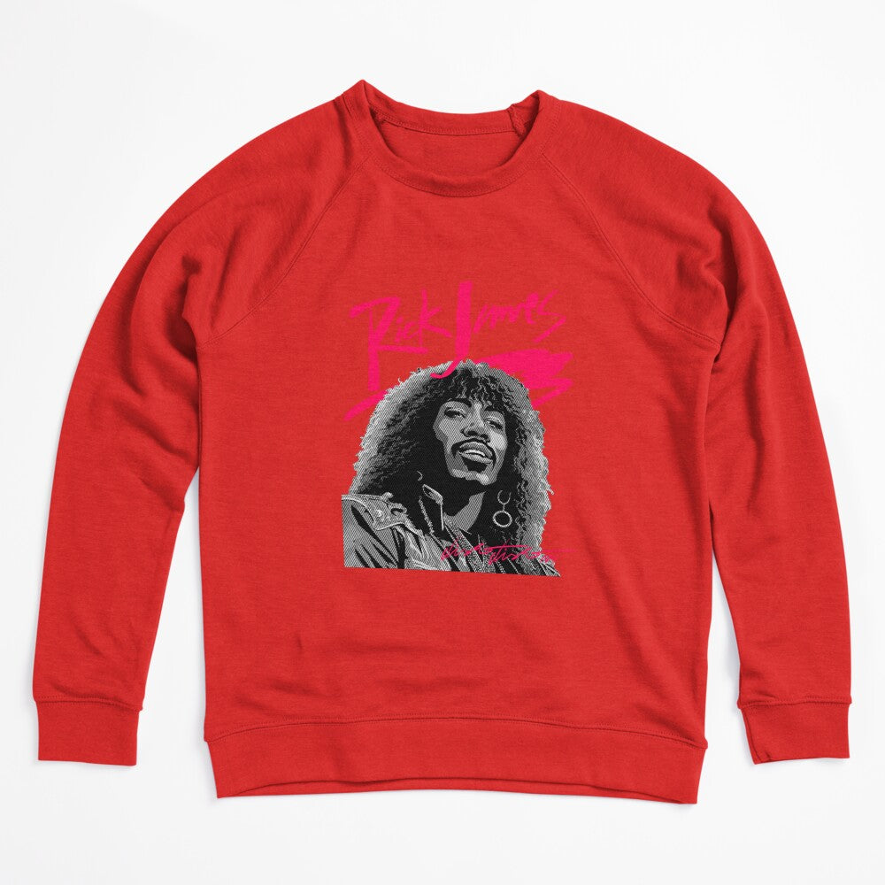RICK JAMES 80S STYLE BLACK BACKGROUND Shirt