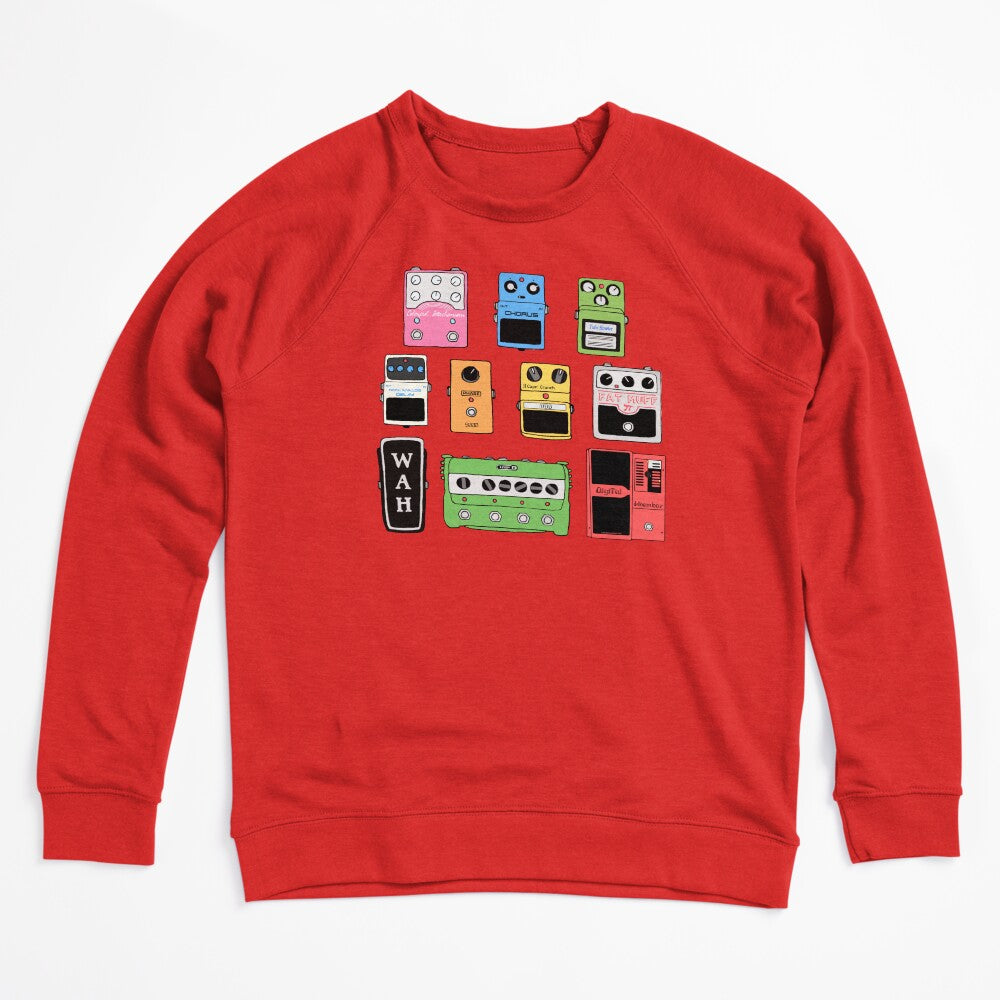 Guitar Pedals Illustration Guitar Player Musician Shirt