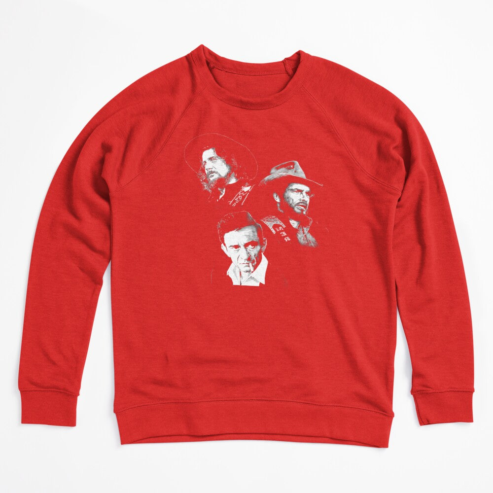 Outlaw Country Legends Johnny Cash Waylon Jennings Merle Haggard Shirt