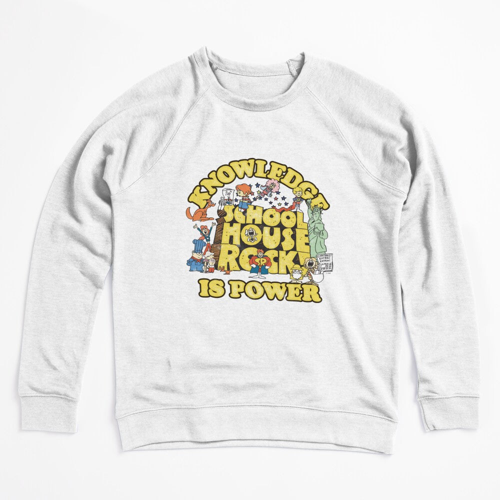 Schoolhouse Rock Knowledge Is Power Logo Group Shirt