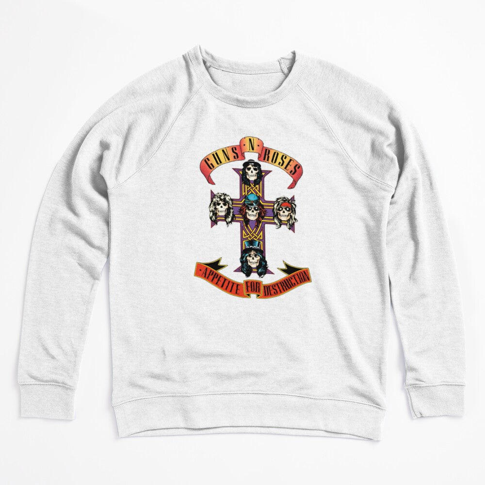 Guns N Roses Appetite For Destruction Cross Vintage Rock Shirt