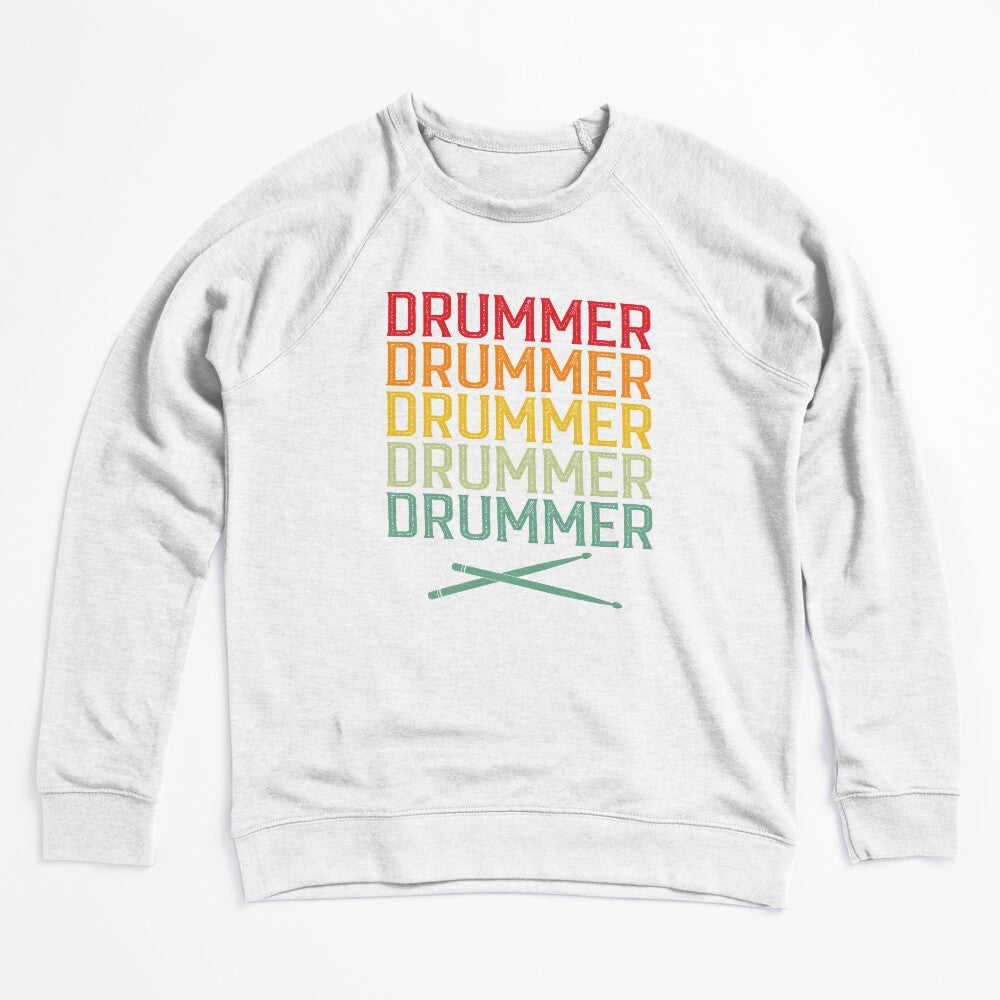 Drummer Drumsticks Vintage Style Drum Player Shirt