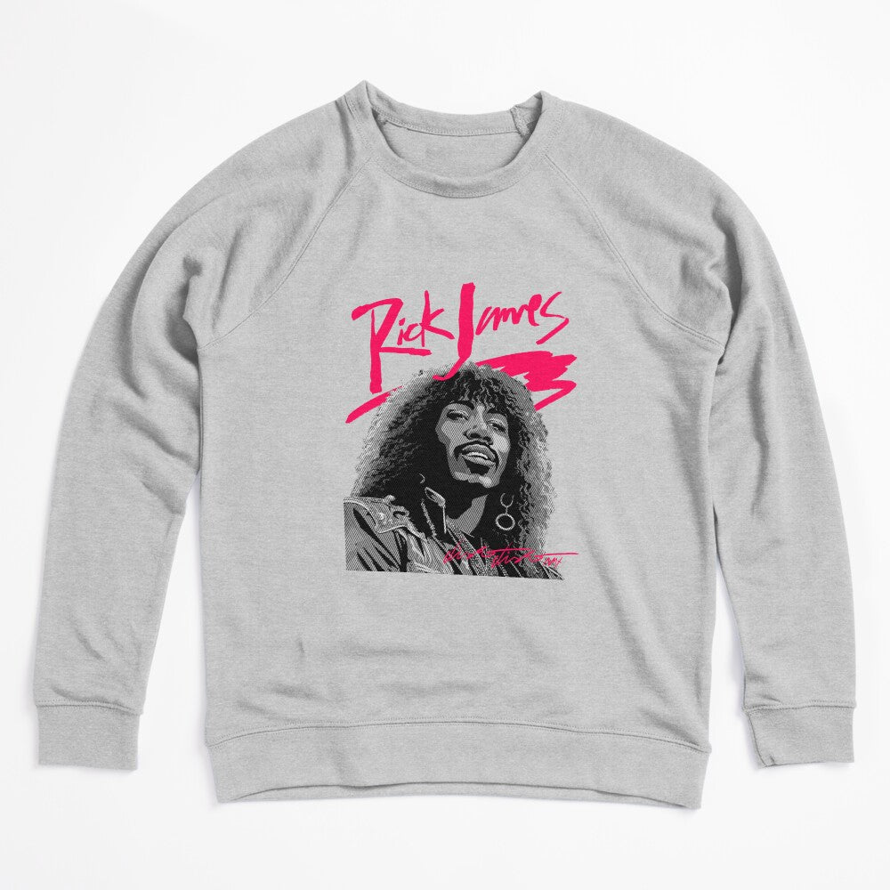 RICK JAMES 80S STYLE BLACK BACKGROUND Shirt