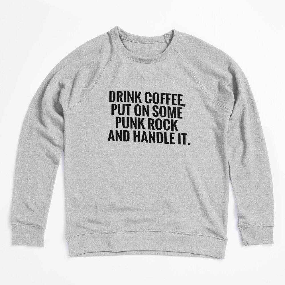 Coffee Punk Rock Handle It Shirt