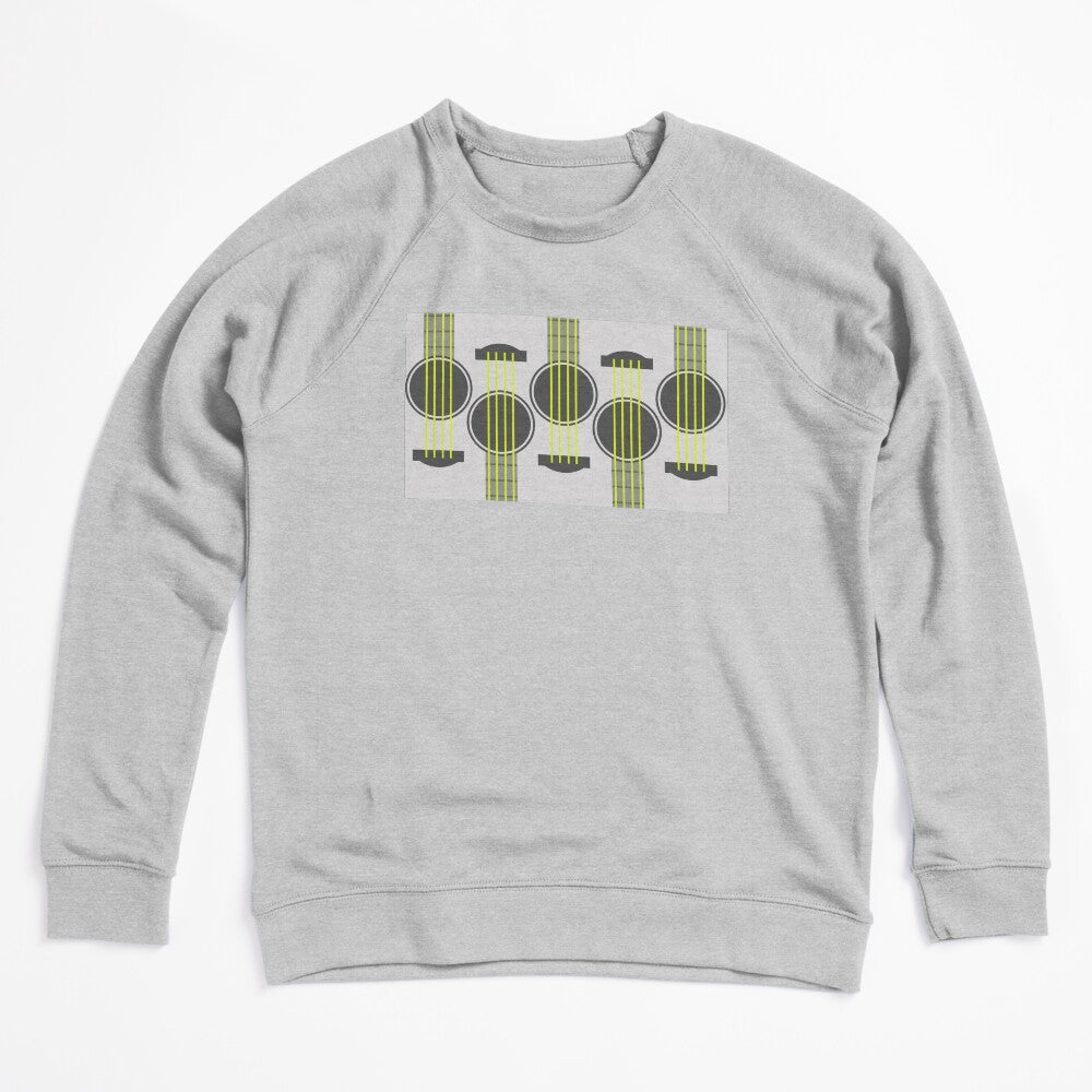 Parallel Strings Acoustic Guitar Pattern Shirt