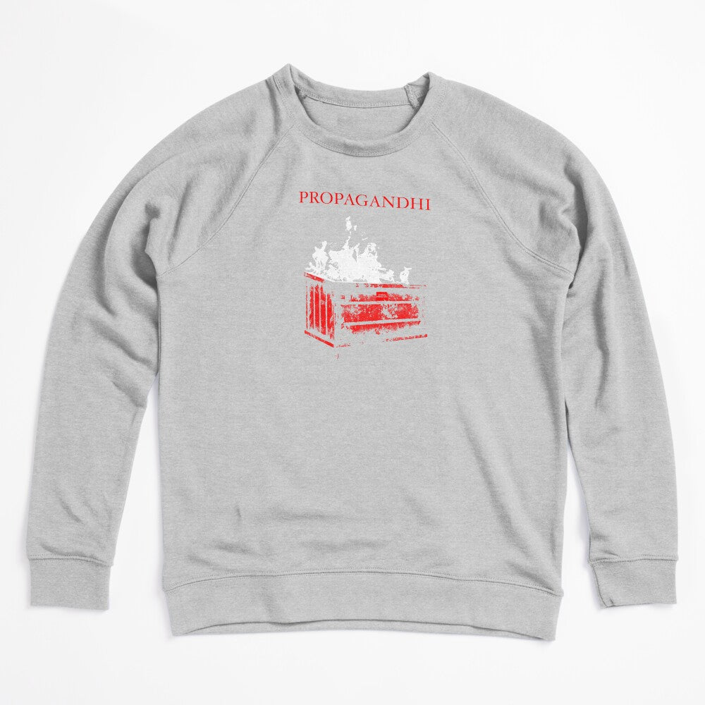 Red Silhouette Style Hardcore Punk Band Shirt