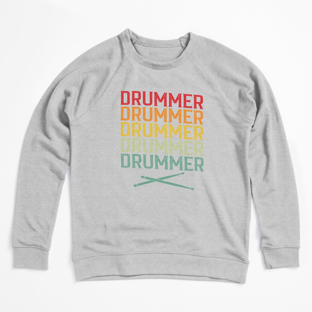 Drummer Drumsticks Vintage Style Drum Player Shirt