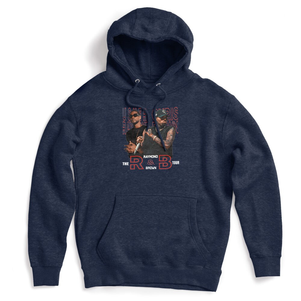 Usher And Chris Brown R&B Tour Inspired Graphic Design Shirt