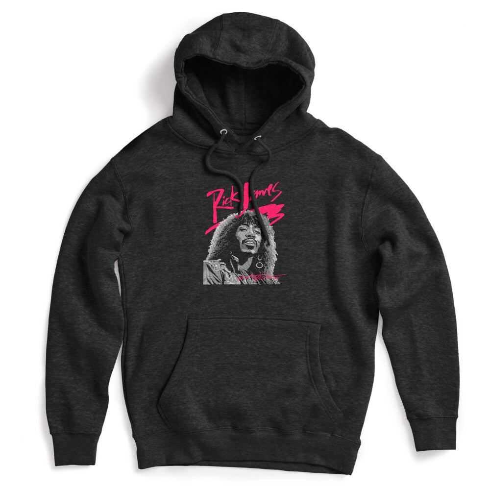 RICK JAMES 80S STYLE BLACK BACKGROUND Shirt
