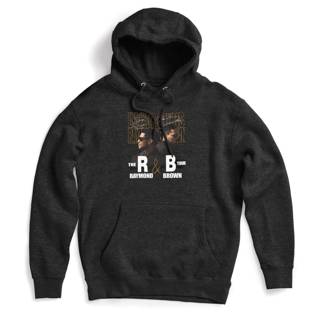 Usher Chris Brown R&B Tour Collage Design Shirt