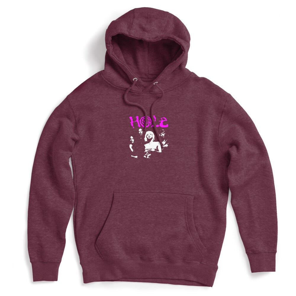 Pink Typography Alternative Metal Band Shirt