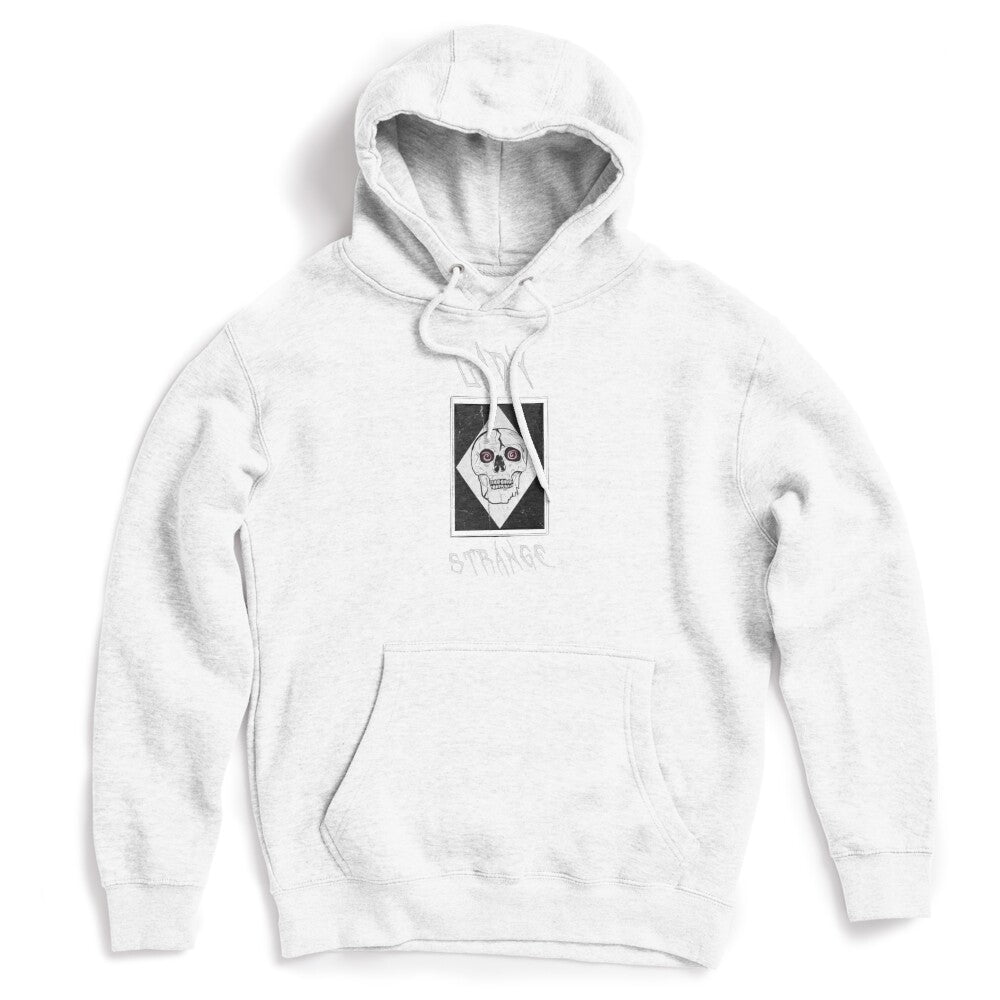 Lady Strange Skull Design White Logo Shirt