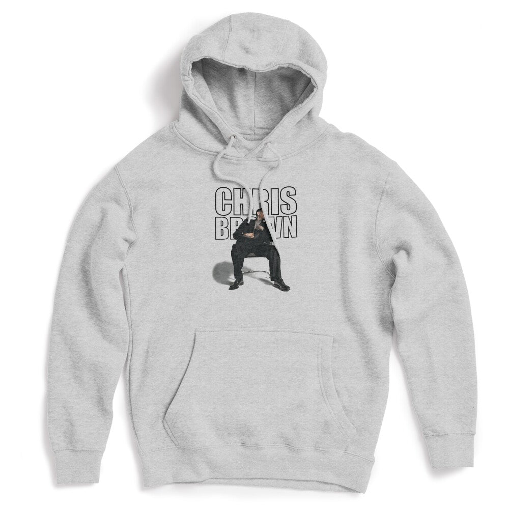 Chris Brown Modern Outline Minimalist Graphic Design Shirt