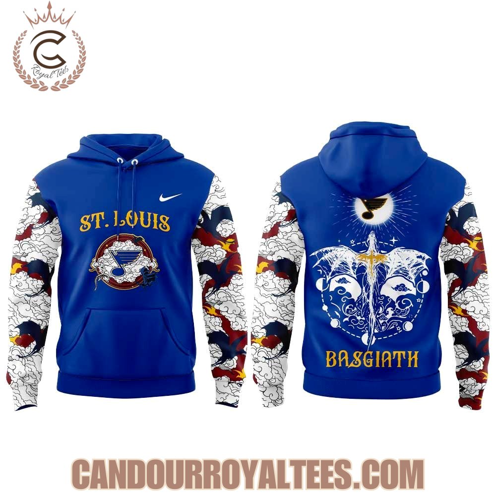 St. Louis Blues Fourth Wings Night Hoodie