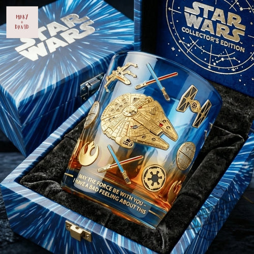 Star Wars May The Force Be With You I Have A Bad Feeling About This Whiskey Glass