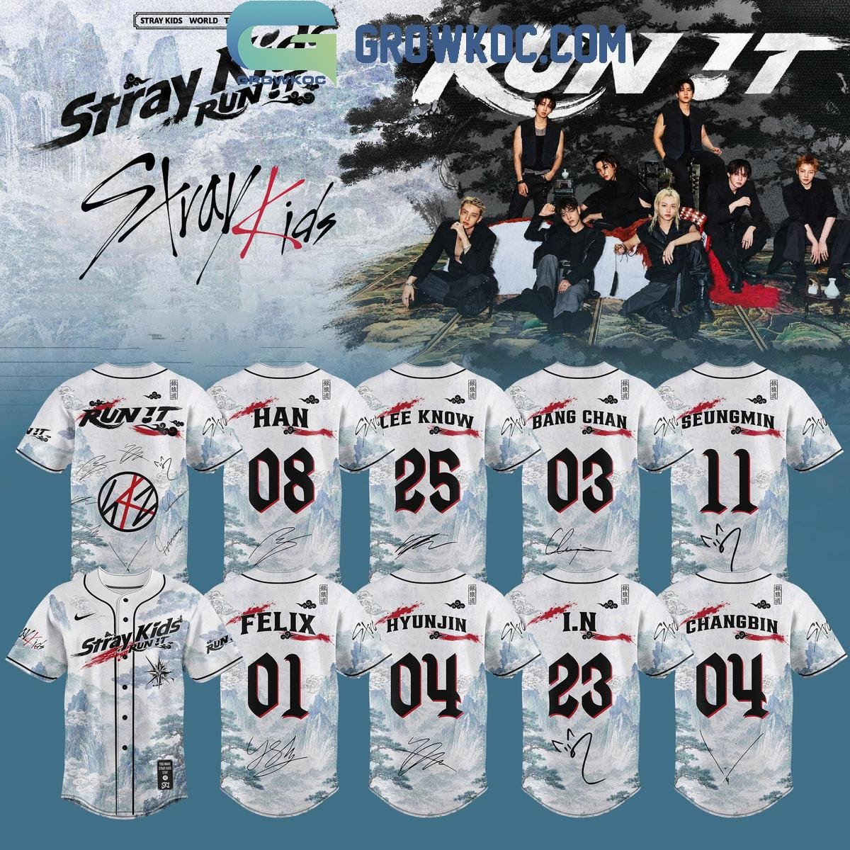 Stray Kids - Run It World Tour 2026 Jersey