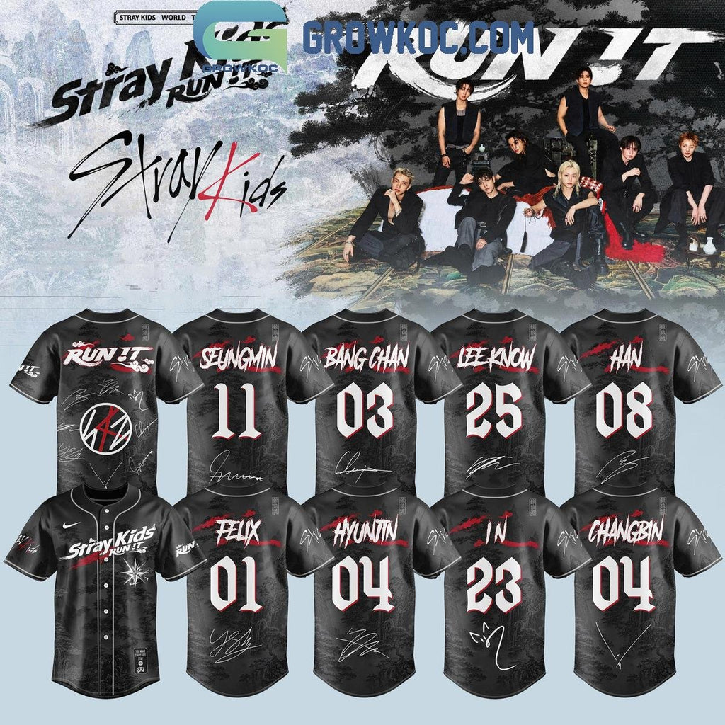 Stray Kids - Run It World Tour 2026 Jersey