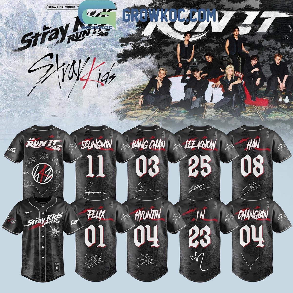 Stray Kids - Run It World Tour 2026 Jersey