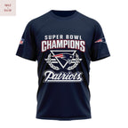 Super Bowl LX New England Patriots 3D T-Shirt