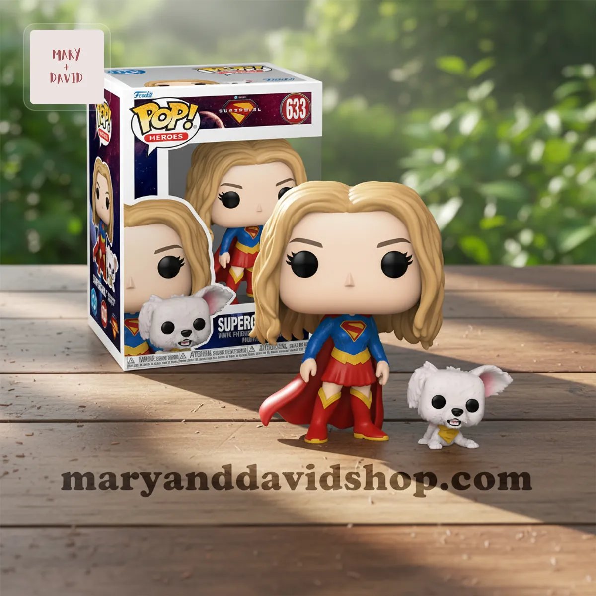 Supergirl with Krypto Pop Figure Doll