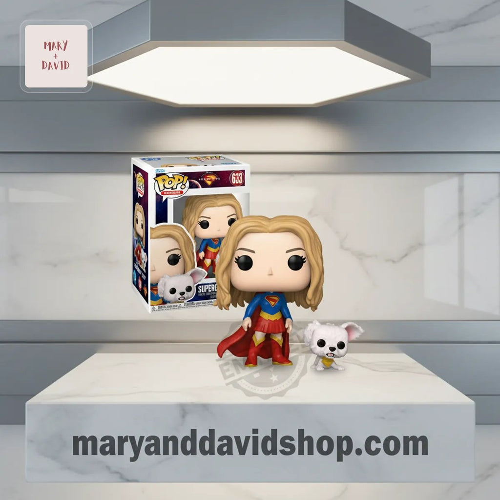 Supergirl with Krypto Pop Figure Doll