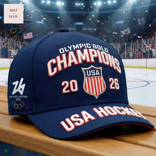 Team USA Hockey 2026 Olympic Gold Champions Cap