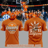 Texas Longhorns 2026 WBB SEC Tournament Champions T-Shirt, Hoodie