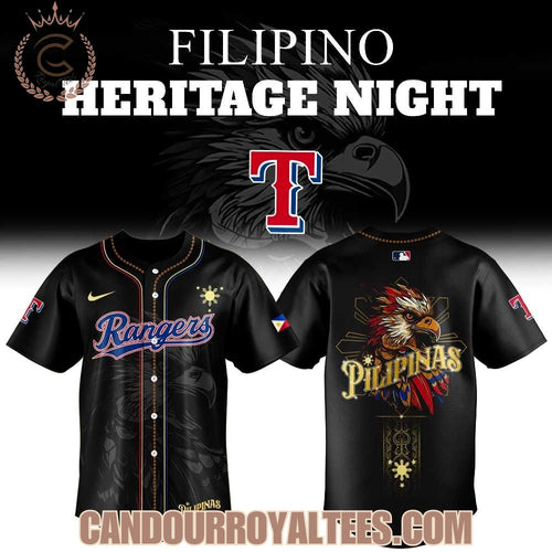 Texas Rangers Filipino Heritage Night 2026 Jersey