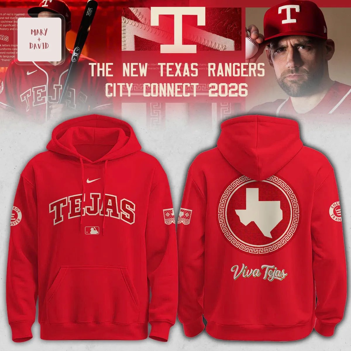 Texas Rangers Tejas City Connect 2026 Limited Edition Hoodie