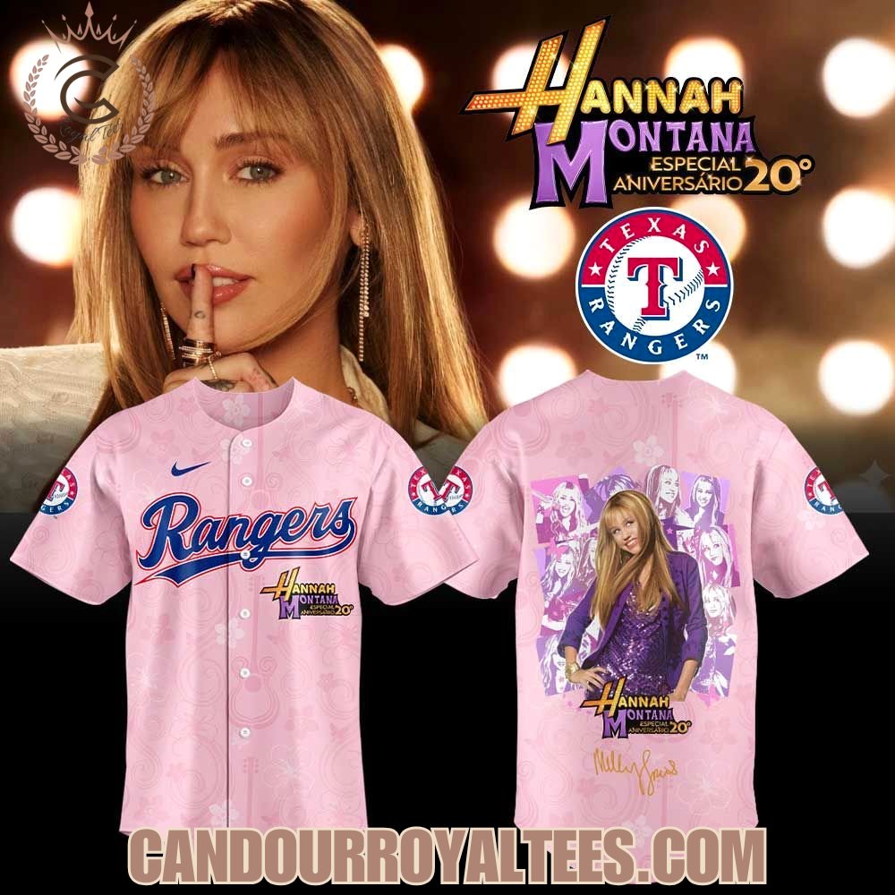 Texas Rangers The Hannah Montana 20th Anniversary Signature Jersey
