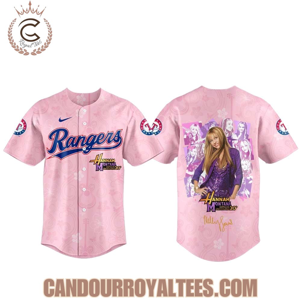 Texas Rangers The Hannah Montana 20th Anniversary Signature Jersey