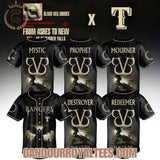 Texas Rangers x Black Veil Brides From Ashes To New Tour 2026 Baseball Jersey