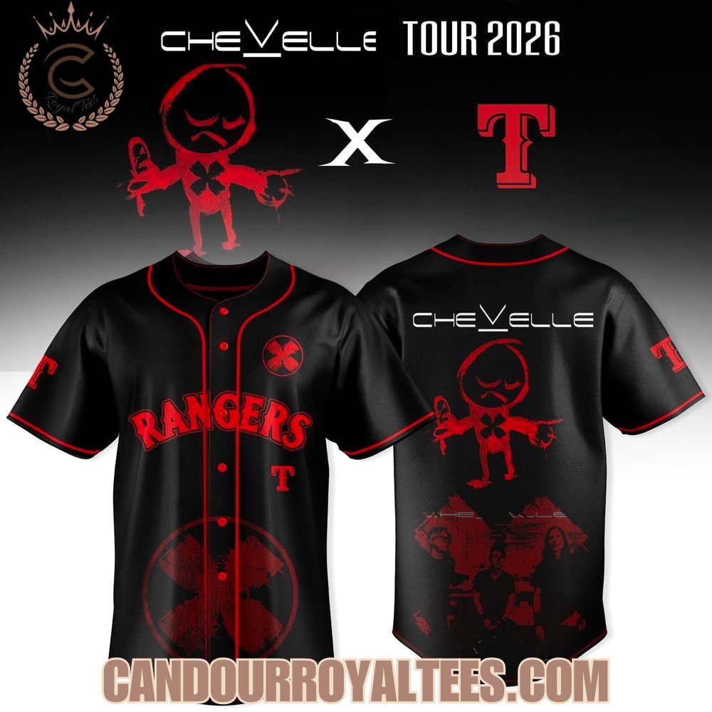 Texas Rangers X Chevelle Tour: Bright As Blasphemy Jersey