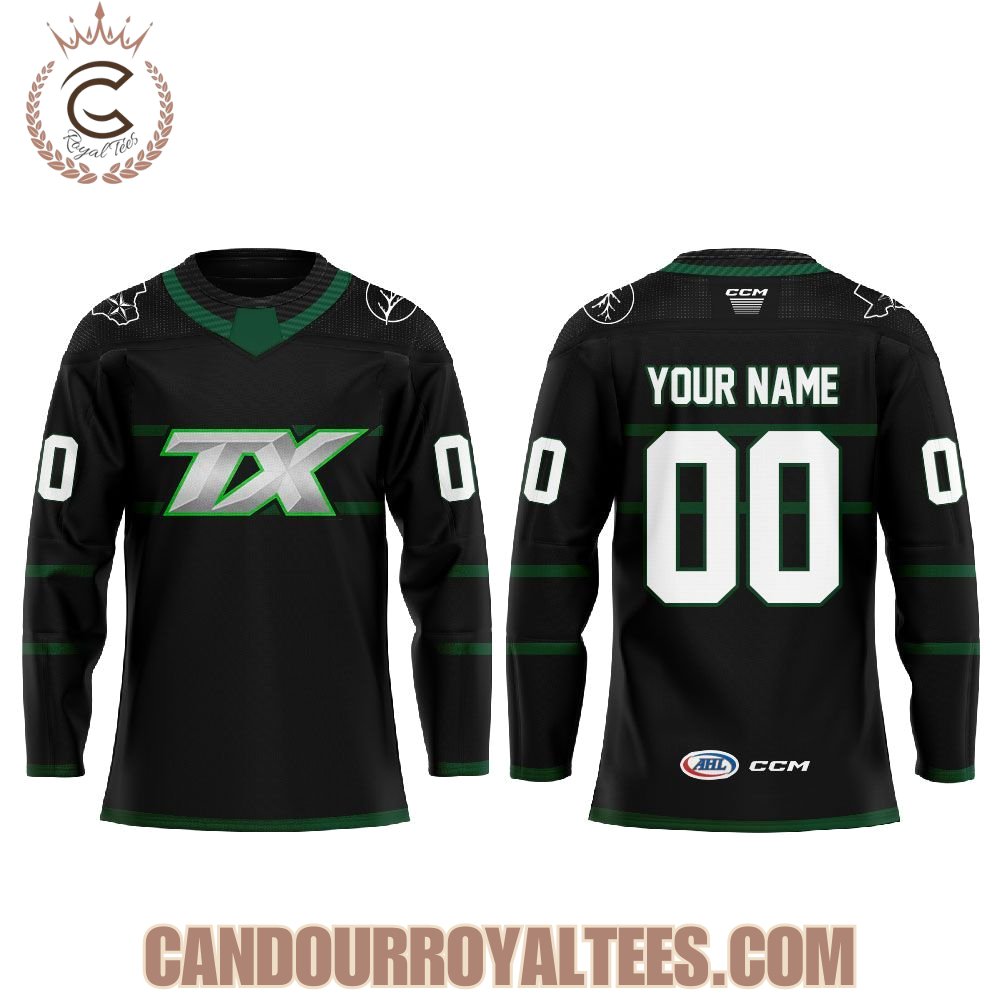 Texas Stars Dark Mode TX Hockey Jersey