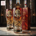 The King of Kings Jesus Christ Gold Embossed Beer Glass