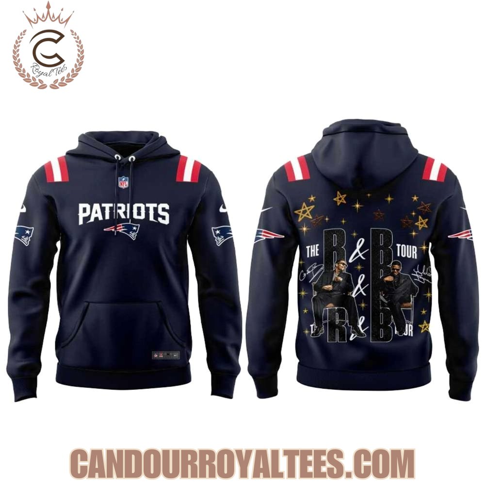 The R&B Tour x Gillette Stadium x New England Patriots Hoodie