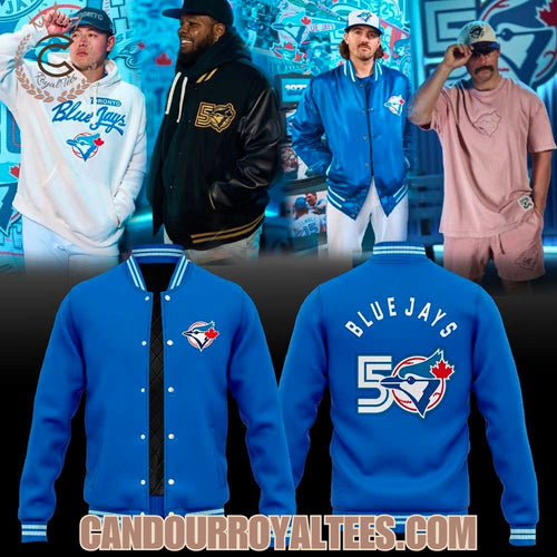 Toronto Blue Jays Merch Drop of our 50th Season Jacket