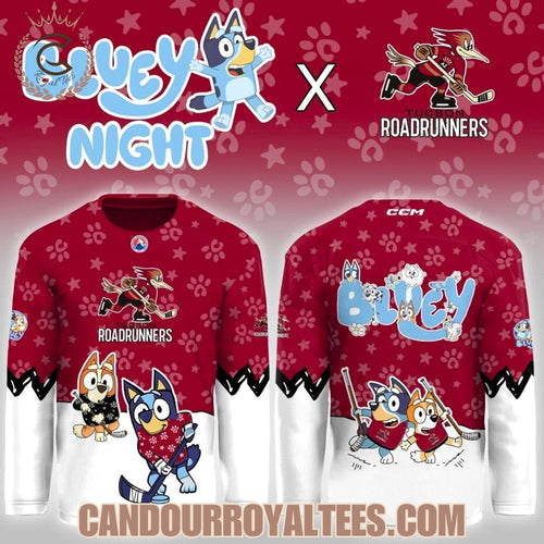Tucson Roadrunners Bluey Night Game Hockey Jersey