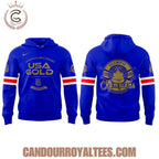 USA Women Hockey Gold Medal Milano Cortina 2026 Blue Hoodie