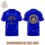 USA Women Hockey Gold Medal Milano Cortina 2026 Blue Shirt