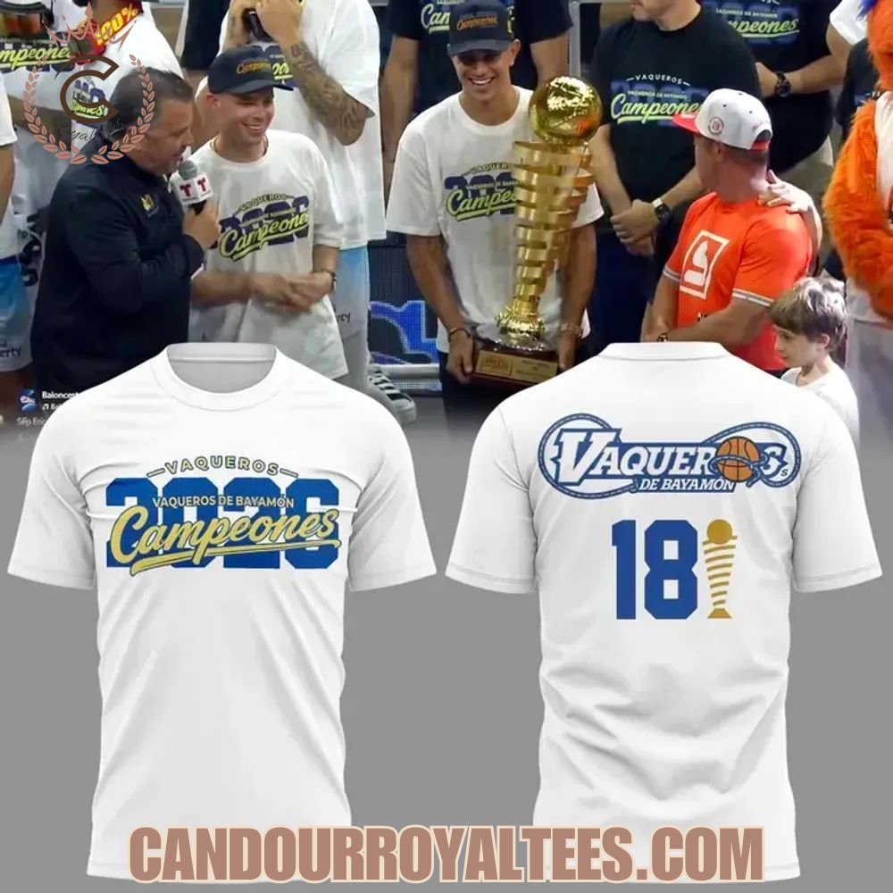 Vaqueros de Bayamón 2026 - Camiseta Conmemorativa de Campeones Shirt