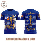 Vaqueros de Bayamón Back To Back CHampions BSN 2026 Tshirt, Hoodie