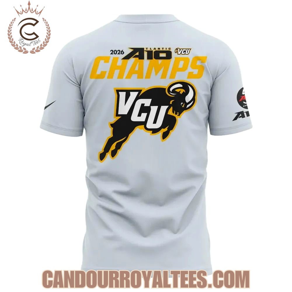 VCU Men’s Basketball 2026 A-10 Champions T-Shirt