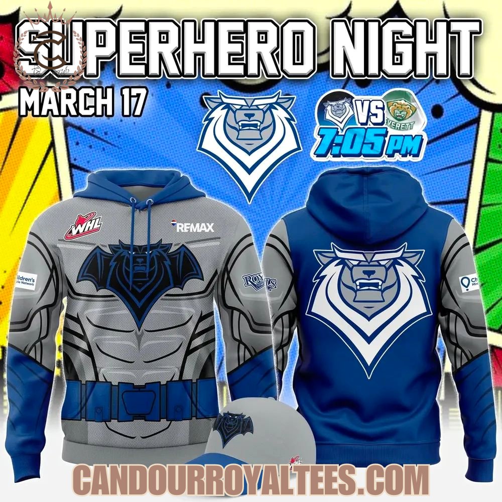 Victoria Royals 2026 Superhero Night Hoodie